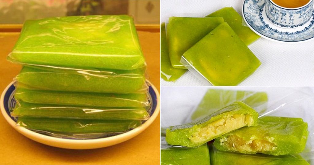 Cách làm bánh cốm nhân đậu xanh dẻo mềm