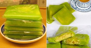 Cách làm bánh cốm nhân đậu xanh dẻo mềm