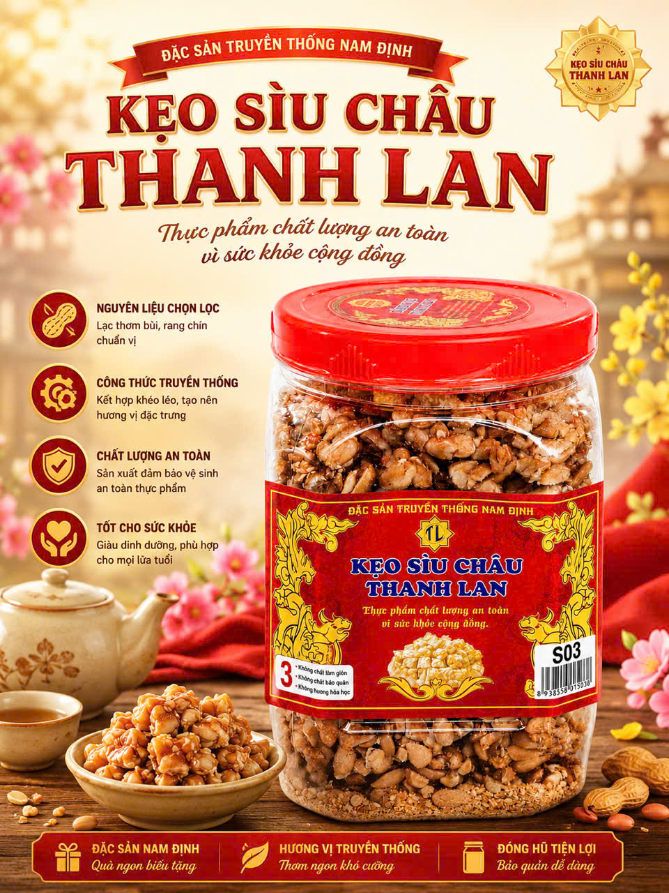 Kẹo sìu châu Nam Định